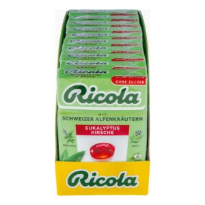 Ricola Eukalyptus Kirsche ohne Zucker 50 g