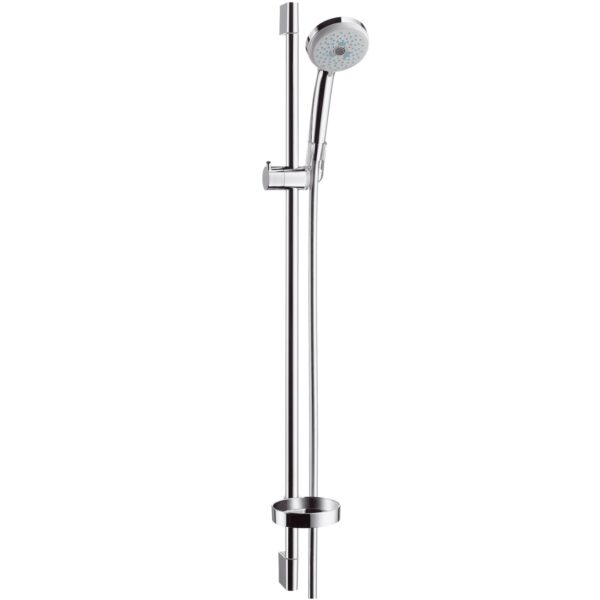 HansGrohe Brausenset Croma 100/ Unica'C 900mm chrom mit Cassetta Seifenschale - versch. Ausführungen