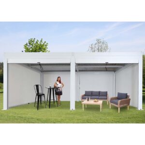 Pergola MCW-L46 mit 6x Seitenwand