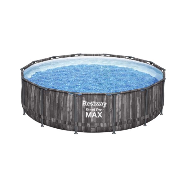 Bestway® Steel Pro MAX™ Frame Pool Komplett-Set mit Filterpumpe Ø 427 x 107 cm