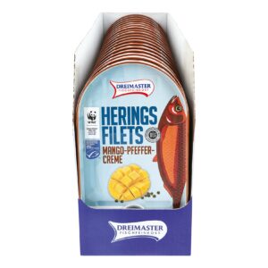 Dreimaster Heringsfilet in Mango-Pfeffercreme 200 g