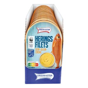 Dreimaster Heringsfilet Senf-Dijon-Creme 200 g