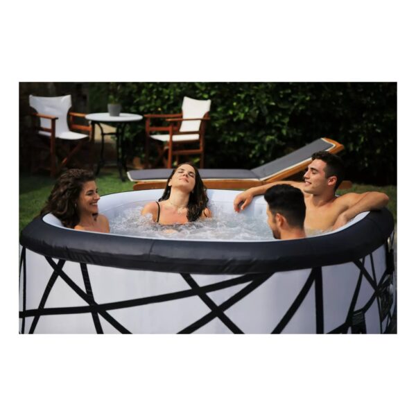 MSpa PureHaven aufblasbarer Whirlpool 185x185x68 cm für 6 Personen selbstreinigend inkl. Filterkatuschen und Abdeckung - versch. Ausführungen