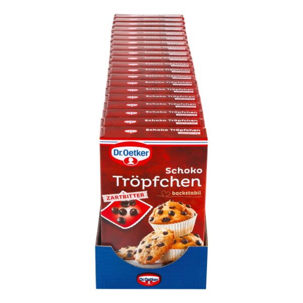 Dr. Oetker Schoko Tröpfchen Zartbitter 75 g