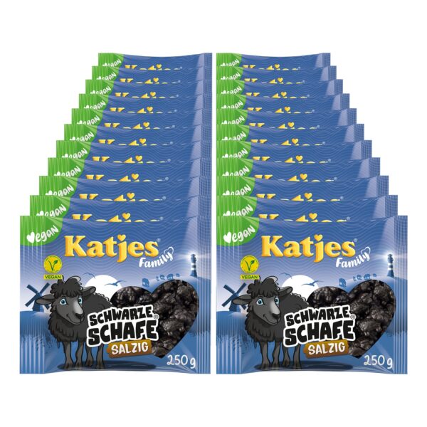 Katjes Family Fruchtgummi Schwarze Schafe Salzig 250 g