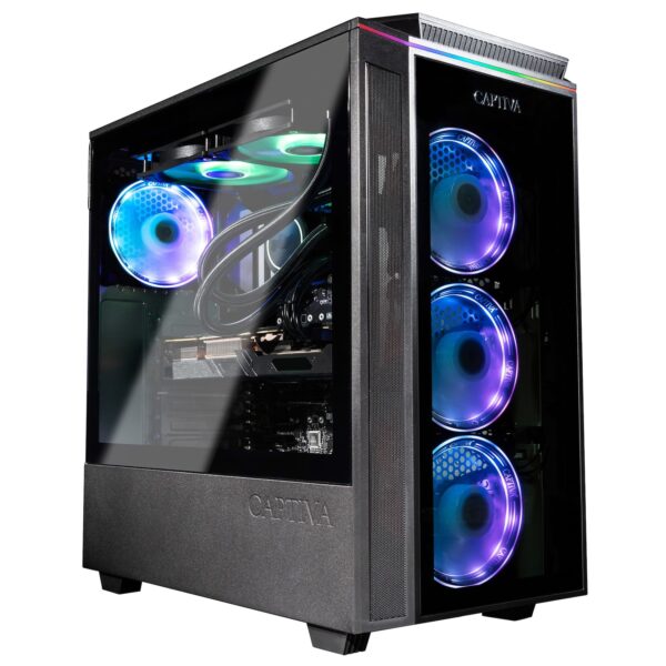 Captiva PC Highend Gaming R73-715   AMD Ryzen 7 7800X3D   64GB DDR5 RAM   NVIDIA RTX 4080 16GB GDDR6X   SSD 2TB M.2 NVMe   Windows 11 Home