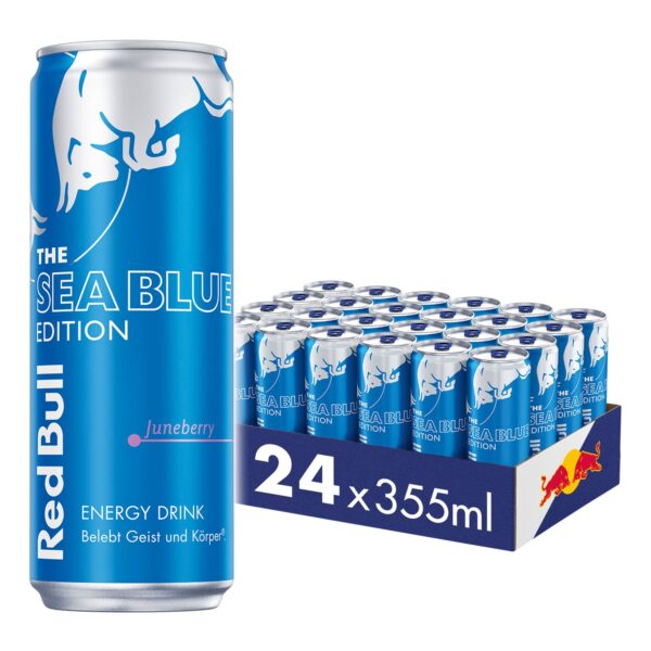 Red Bull Energy Drink Sea Blue Edition Juneberry 0