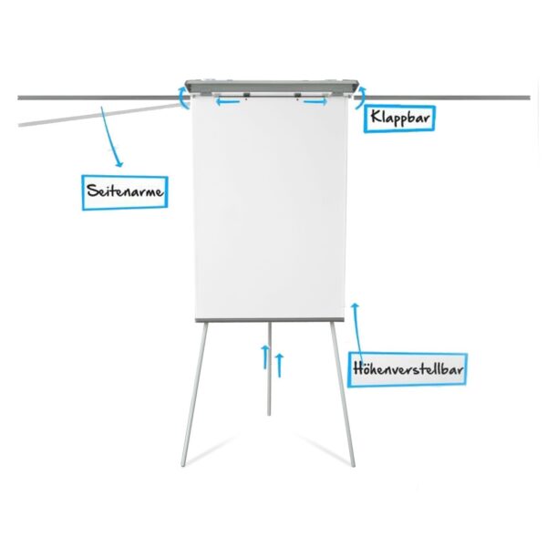 Flipchart Coyote   Dreibein-Stativ   Klappbar