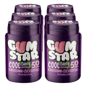 Gumstar Cool Cassis Kaugummi 50 Stück