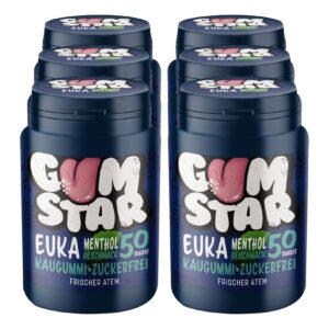 Gumstar Euka Menthol Kaugummi 50 Stück