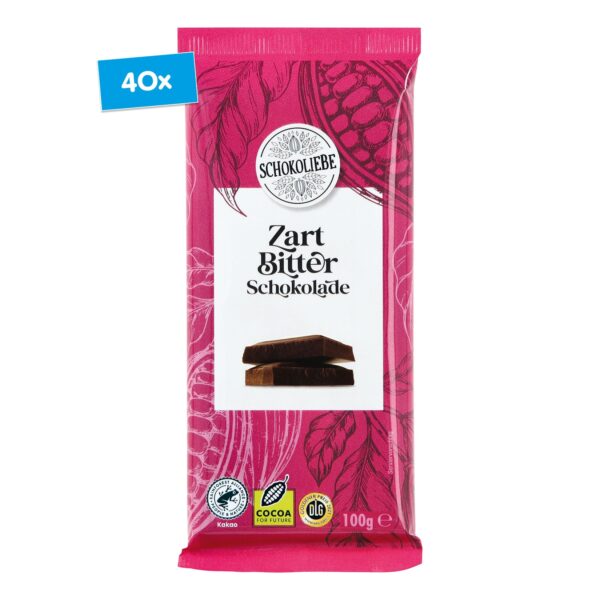 Schokoliebe Zartbitter Schokolade 100 g