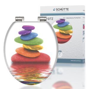 SCHÜTTE MDF WC-Sitz COLORFUL STONES