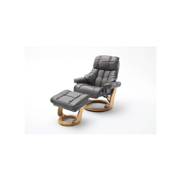 iNNoSeat by MCA + CALGARY Relaxer mit Hocker - versch. Farben - Schlamm/Natur