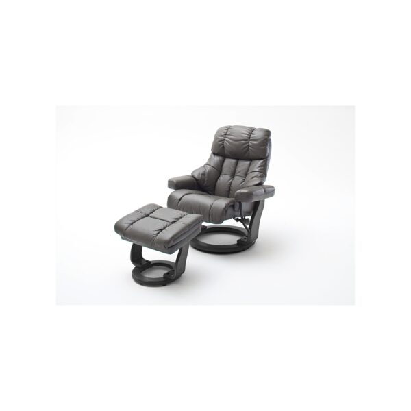 iNNoSeat by MCA + CALGARY Relaxer mit Hocker - versch. Farben - Schlamm/Schwarz