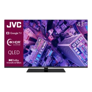 JVC LT-43VGQ8255 Google TV 43 Zoll QLED Fernseher (4K UHD Smart TV