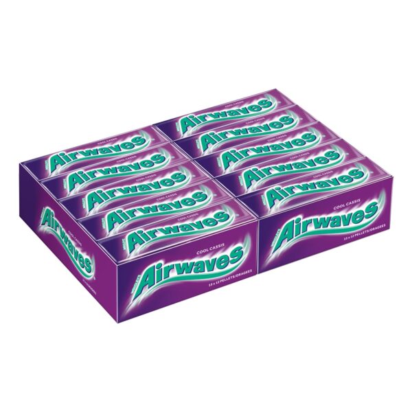 Wrigley's Airwaves Kaugummi Cool Cassis zuckerfrei 12 Stück