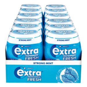 Wrigley's Extra Fresh Strong Mint zuckerfrei Dose 50 Stück