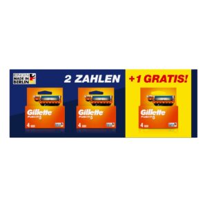 Gillette Fusion5 Rasierklingen 4 Stück