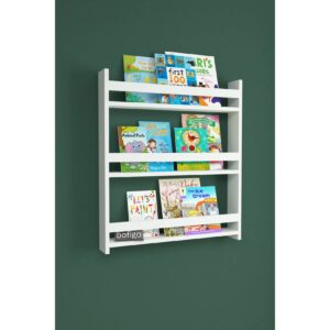 VCM Holz Kinderregal Bücherregal Kinder Wandregal Hängeregal Wandboard Regal Kidos