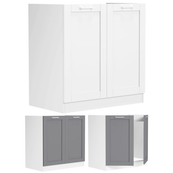 VCM Spülenunterschrank Breite 80 cm Spülschrank Unterschrank Spüle Küche Landhaus Colura