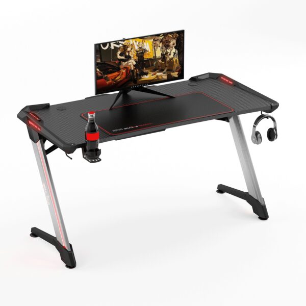 EXCAPE Gaming Tisch Z12 ULTRA mit LED/RGB Beleuchtung 120cm Breit