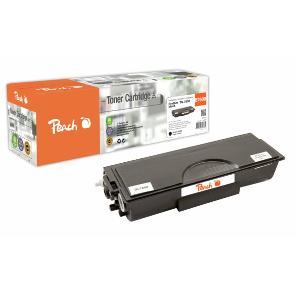 Peach B7600  Toner bk ersetzt Brother TN-7600 für z.B. Brother DCP -8020