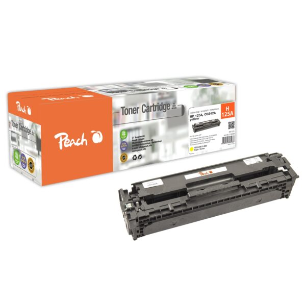 Peach HP 125 AY Toner ye ersetzt HP No. 125A Y