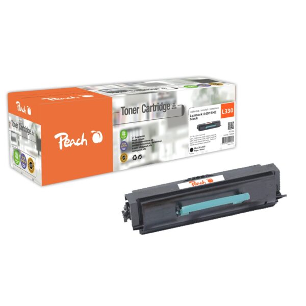 Peach L330  Toner bk ersetzt Lexmark No. 330