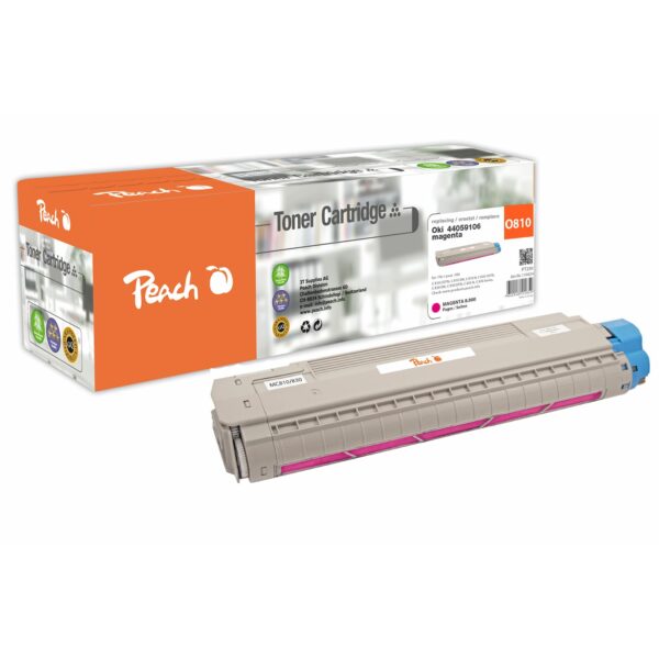 Peach O440591  Toner ma ersetzt OKI 44059106 für z.B. OKI C 810 CDTN