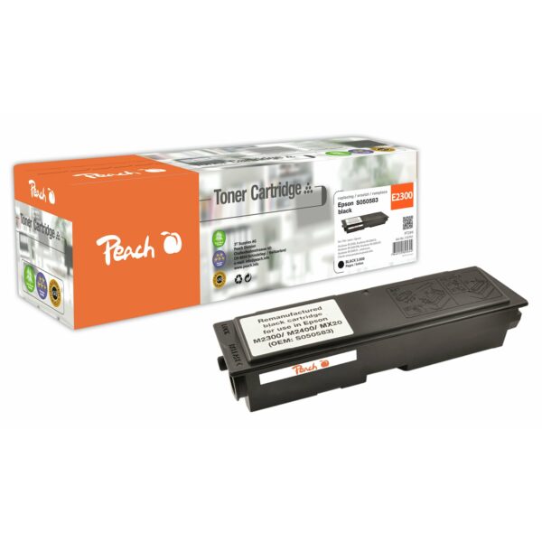 Peach E0583  Toner bk ersetzt Epson Nr. 0583