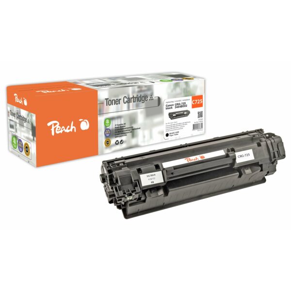 Peach HP 725  Toner bk ersetzt Canon CRG-725