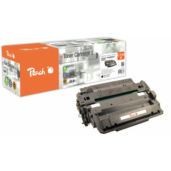 Peach HP 724 HBK Toner XL bk ersetzt Canon CRG-724H BK