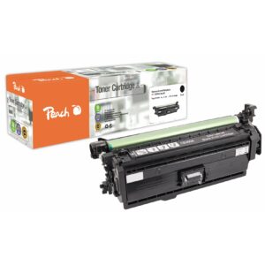 Peach HP 507 ABK Toner bk ersetzt HP No. 507A BK