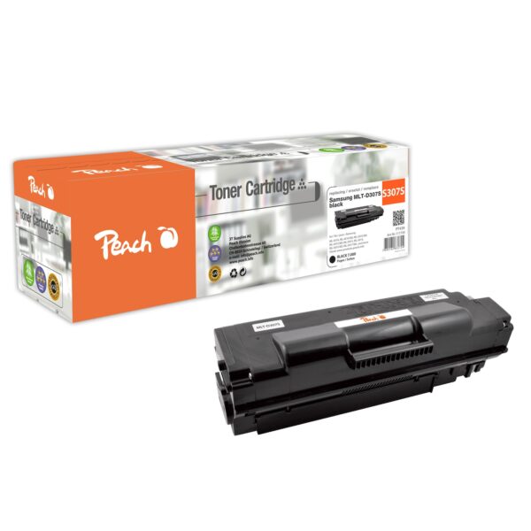 Peach S307  Toner bk ersetzt Samsung MLT-D307S/ELS