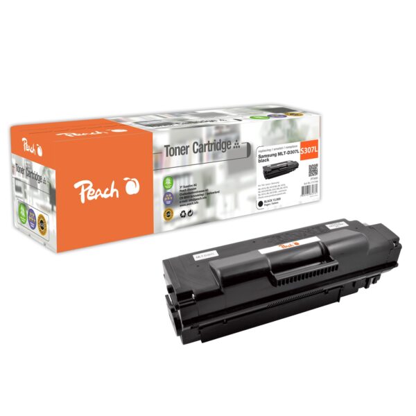 Peach S307  Toner XL bk ersetzt Samsung MLT-D307L/ELS