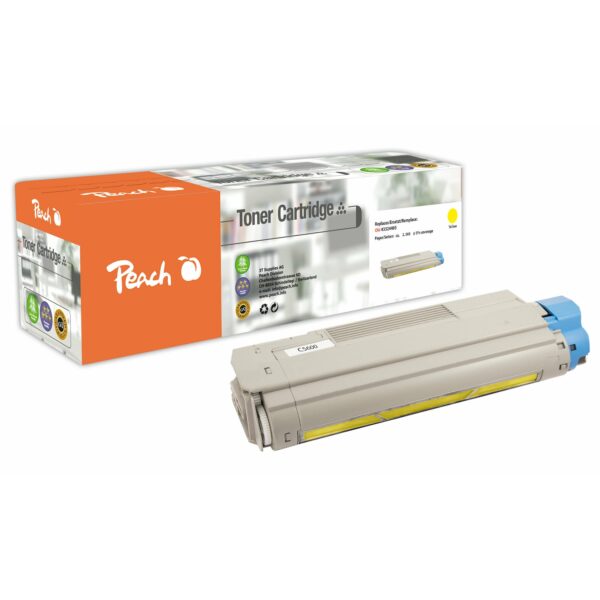 Peach O4332/36/38 Toner ye ersetzt OKI 43381905 für z.B. OKI C 5600