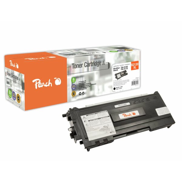 Peach B2120 X Toner XL bk ersetzt Brother TN-2120X für z.B. Brother DCP -7030