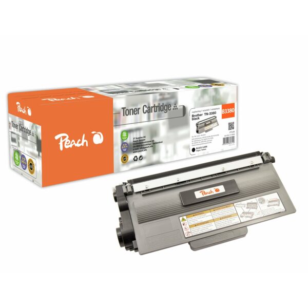 Peach B3380  Toner XL bk ersetzt Brother TN-3380 für z.B. Brother DCP -8100