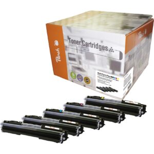 Peach HP 126 A 5 Toner (2*bk