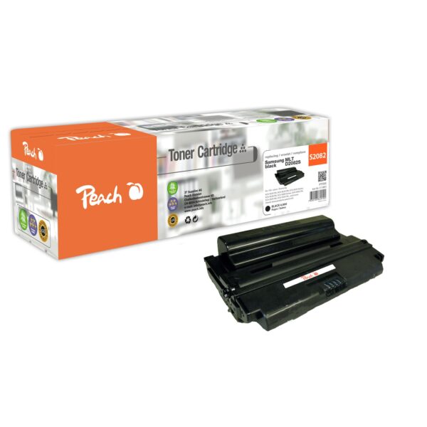 Peach S208  Toner bk ersetzt Samsung MLT-D2082S für z.B. Samsung SCX -5635 FN