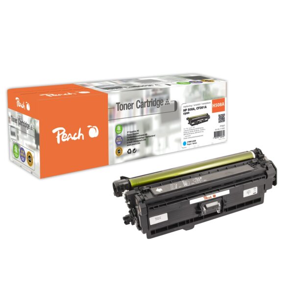 Peach HP 508 AC Toner cy ersetzt HP No. 508A C