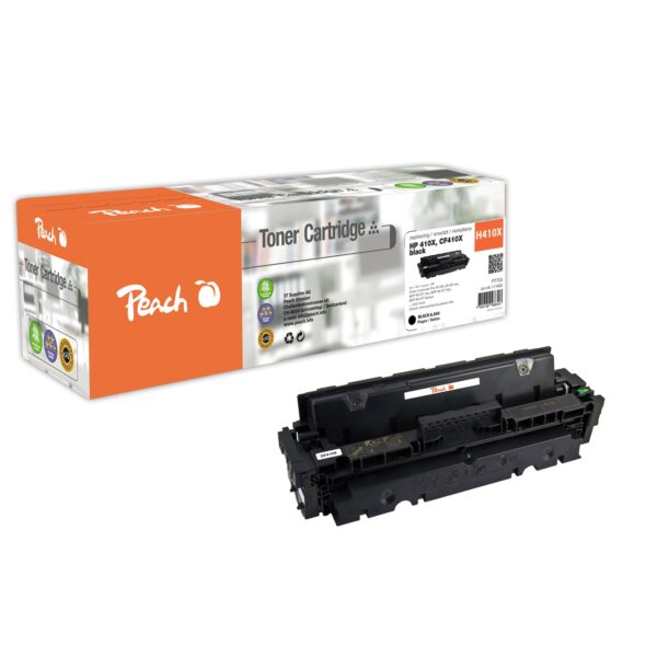 Peach HP 410 XBK Toner XL bk ersetzt HP No. 410X BK