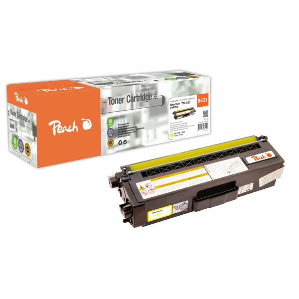 Peach B421 Y Toner ye ersetzt Brother TN-421Y für z.B. Brother MFCL 8690 CDW