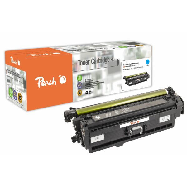 Peach HP 508 XC Toner XL cy ersetzt HP No. 508X C