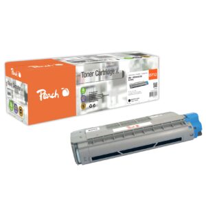 Peach O4650-76 Toner bk ersetzt OKI 46507616 für z.B. OKI C 712 DN