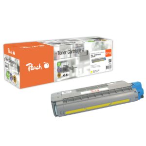 Peach O4650-76 Toner ye ersetzt OKI 46507613 für z.B. OKI C 712 DN