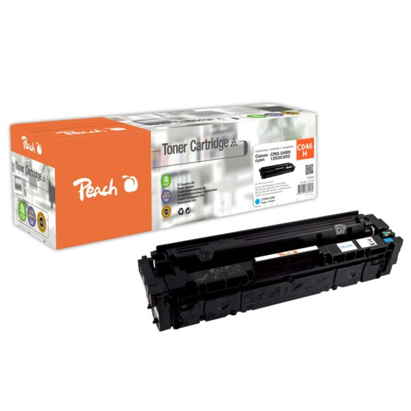 Peach HP 046 Hc Toner XL cy ersetzt Canon CRG-046H c