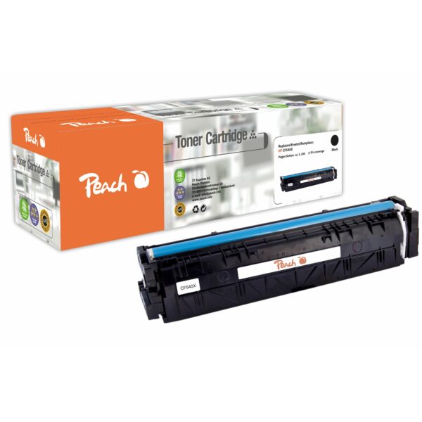 Peach HP 203 XBK Toner XL bk ersetzt HP No. 203X BK