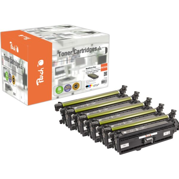 Peach HP 650 A 5 Toner (2*bk