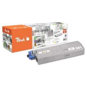 Peach O4648/49 Toner XL ye ersetzt OKI 46490605 für z.B. OKI C 532 DN